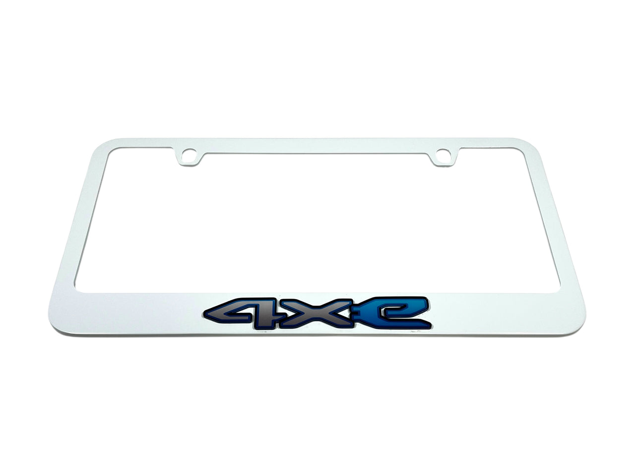 Jeep 4XE White License Plate Frame