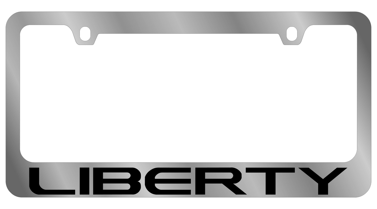 Jeep Liberty Chrome License Plate Frame