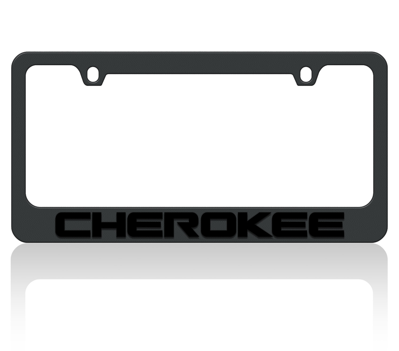 Jeep Cherokee Black License Plate Frame