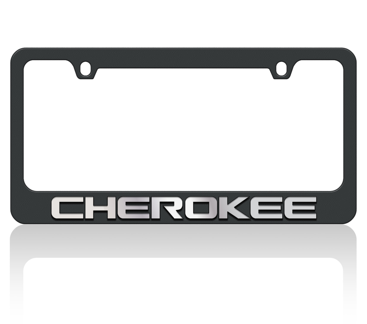 Jeep Cherokee Black License Plate Frame