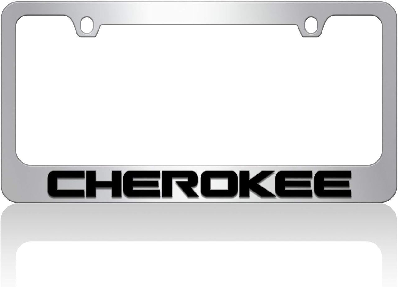 Jeep Cherokee Chrome License Plate Frame