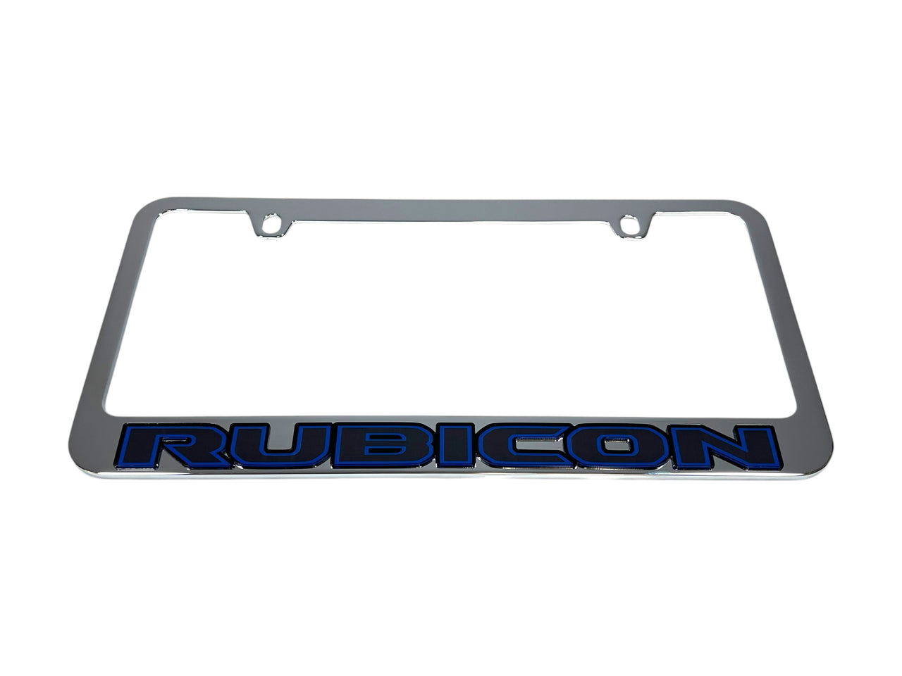 Jeep Rubicon Chrome License Plate Frame