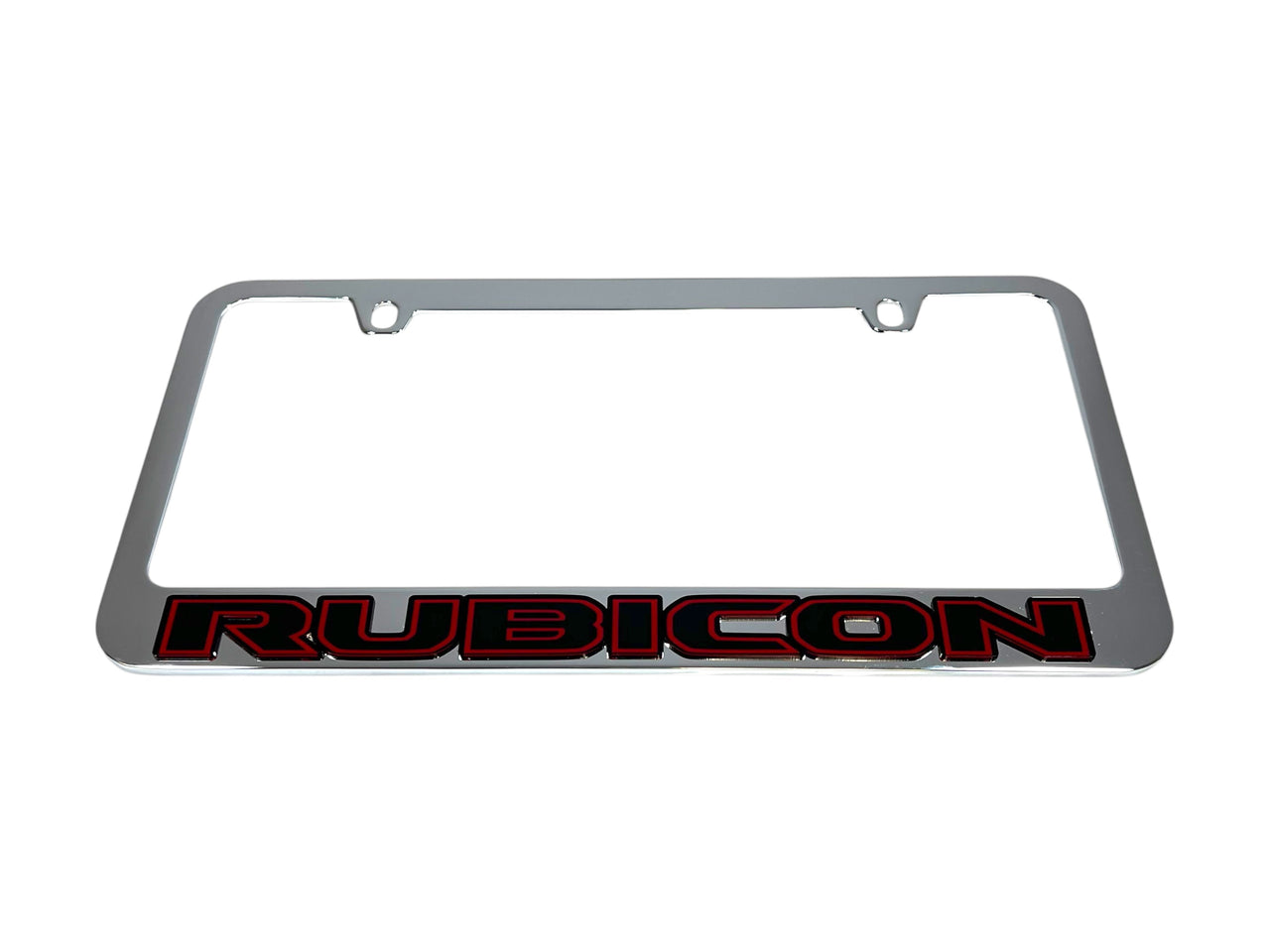 Jeep Rubicon Chrome License Plate Frame