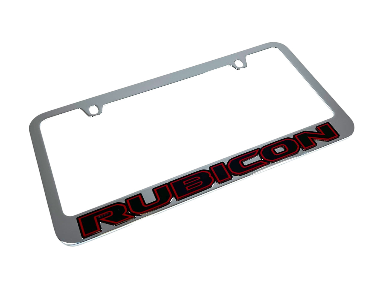 Jeep Rubicon Chrome License Plate Frame