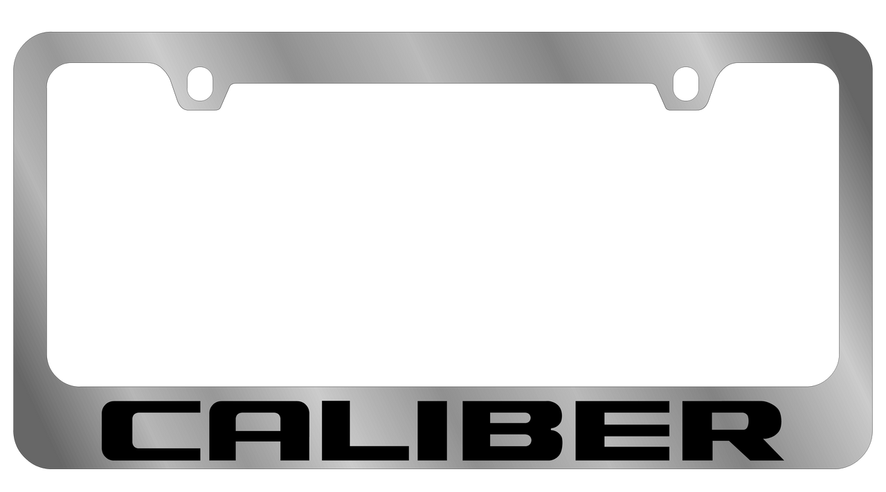 Dodge Caliber Chrome License Plate Frame