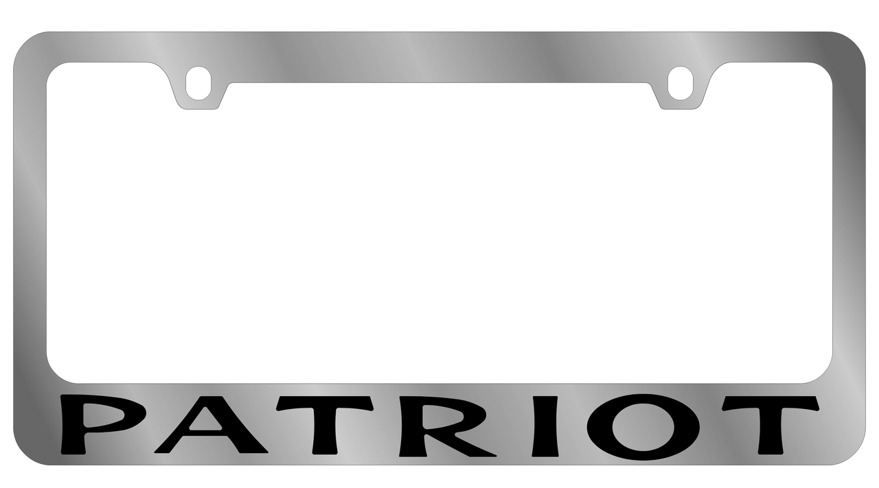 Jeep Patriot Chrome License Plate Frame