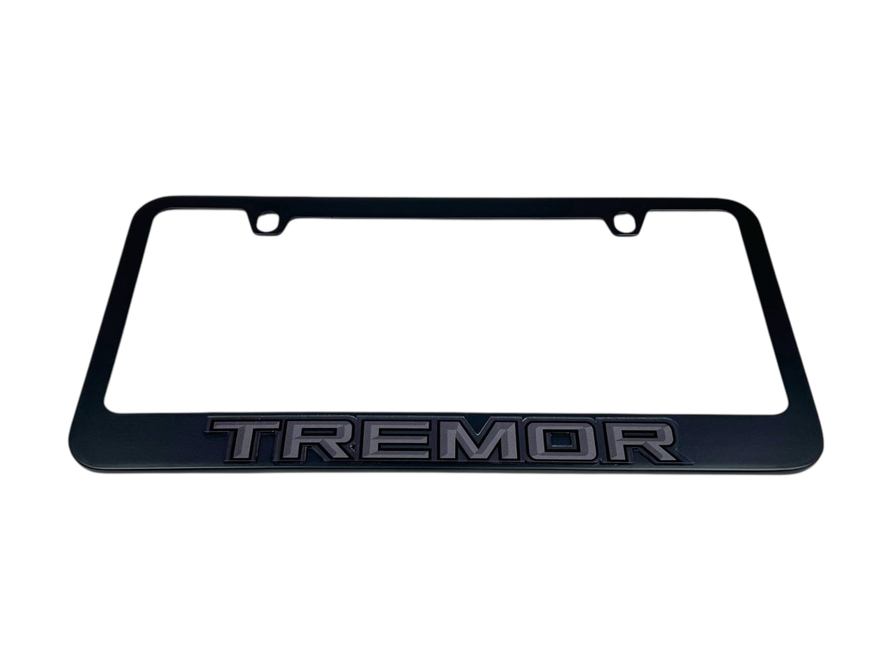 Ford Tremor Blacked Out Black License Plate Frame