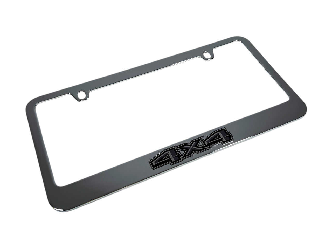 Ford 4X4 Blacked Out Chrome License Plate Frame