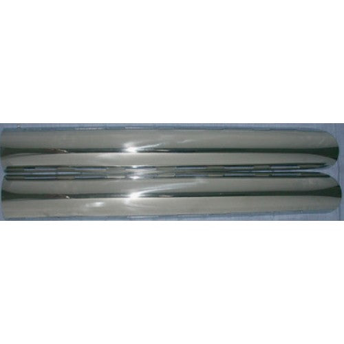 1963-1982 Corvette Stainless Steel Side Exhaust Heat Shields - Plain - CA-57599-Corvette-Store-Online