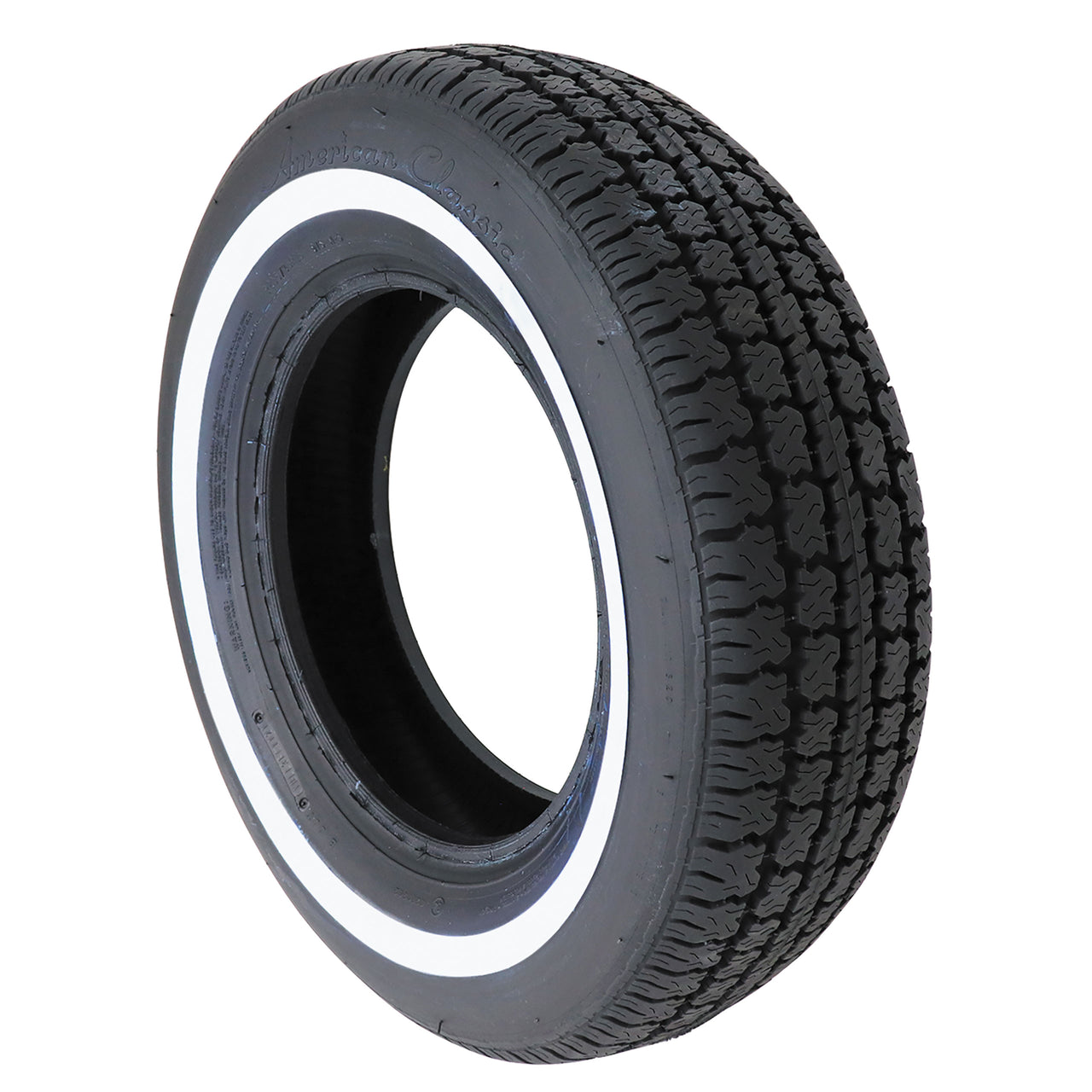 1963-1965 Corvette 1" White Wall Radial - 205/75R15 - CA-57912-Corvette-Store-Online