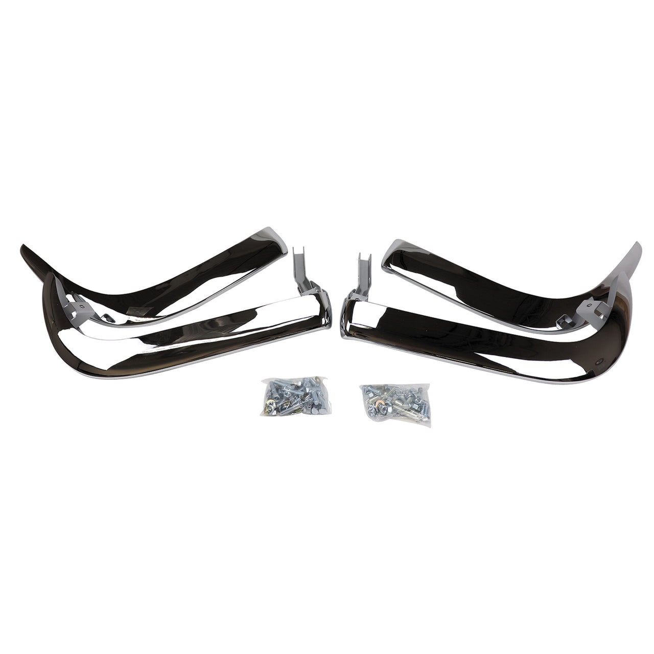 1963-1967 Corvette Chrome Bumper Set W/Hardware - Front & Rear - CA-59450-Corvette-Store-Online