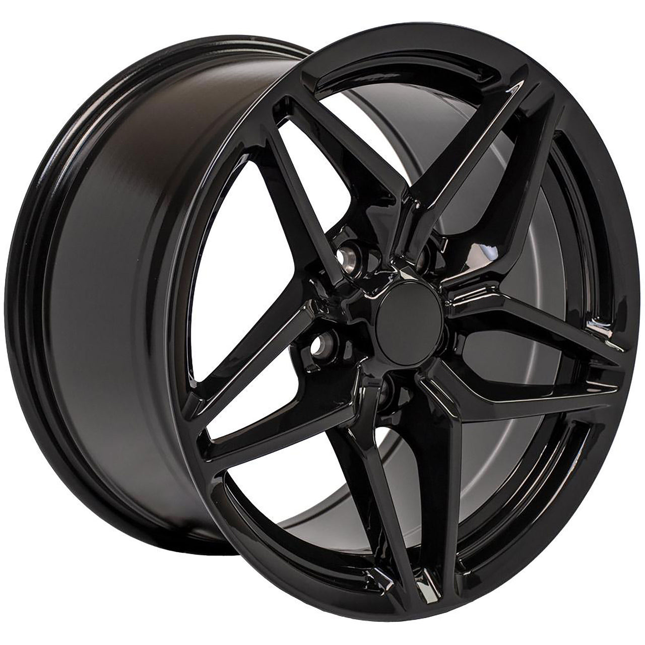 1988-2004 Corvette C7 ZR1 Style Gloss Black Wheel 17X95 56MM Offset - CA-60635-Corvette-Store-Online