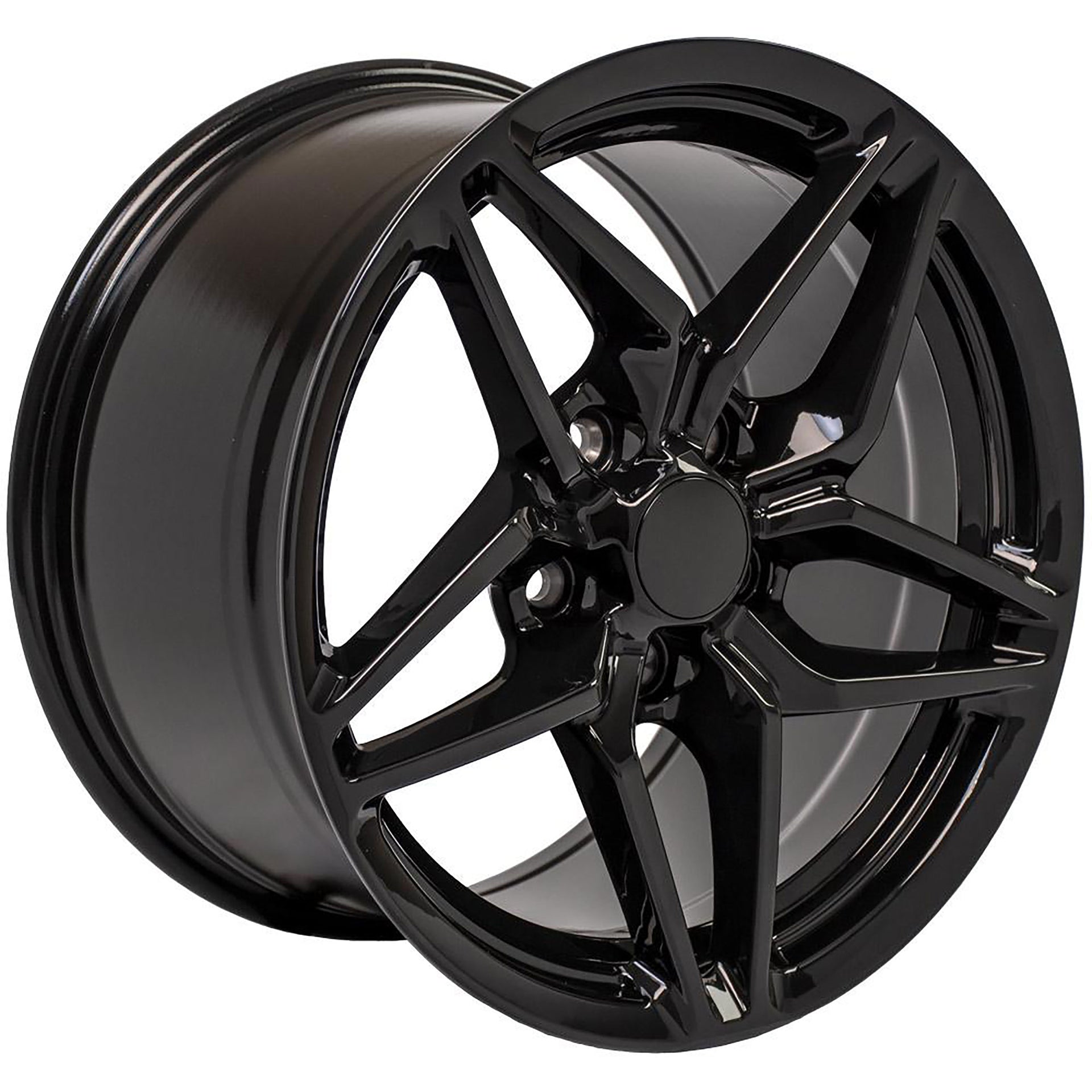 1988-2004 Corvette C7 ZR1 Style Gloss Black Wheel 17X95 56MM Offset - CA-60635-Corvette-Store-Online