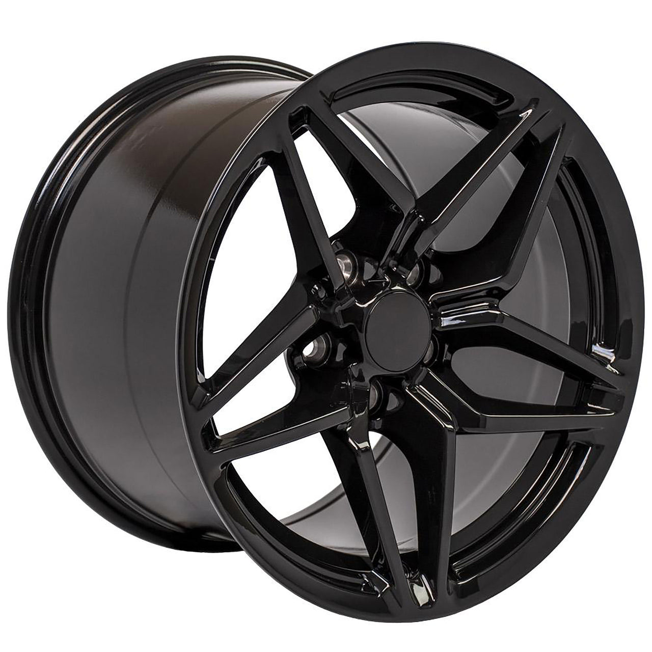 1988-1996 Corvette C7 ZR1 Style Gloss Black Wheel 17X11 50MM Offset - CA-60637-Corvette-Store-Online