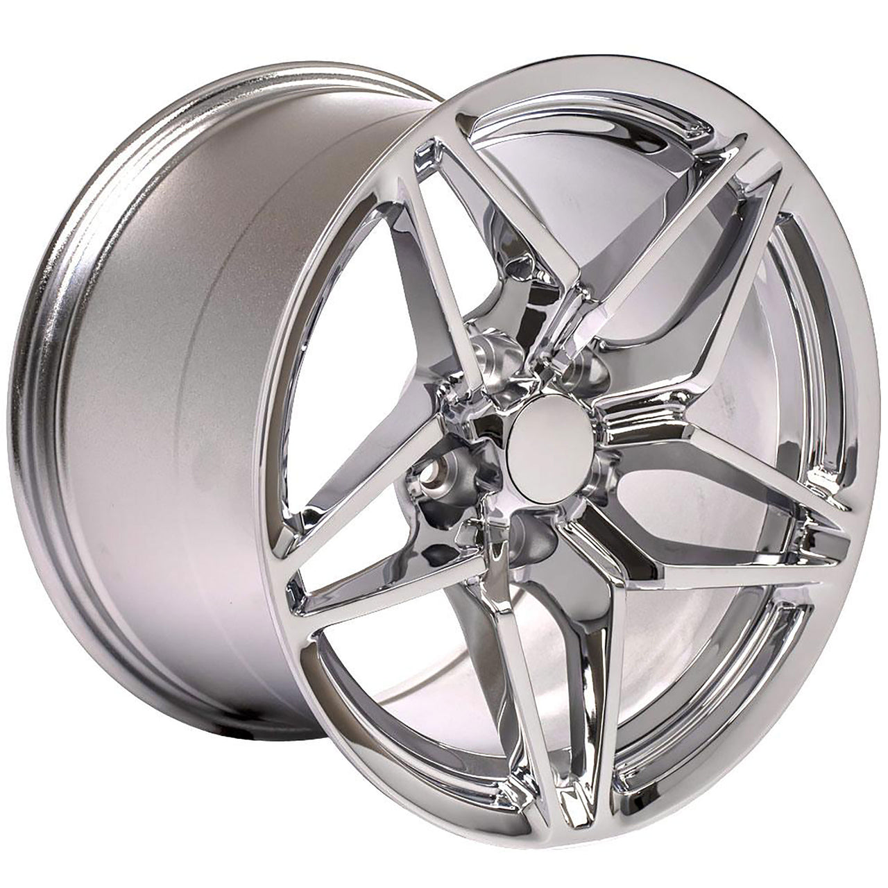 1988-1996 Corvette C7 ZR1 Style Chrome Wheel 17X11 50MM Offset - CA-60638-Corvette-Store-Online