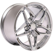 1988-2004 Corvette C7 ZR1 Style Chrome Wheel 18X105 56MM Offset - CA-60640-Corvette-Store-Online