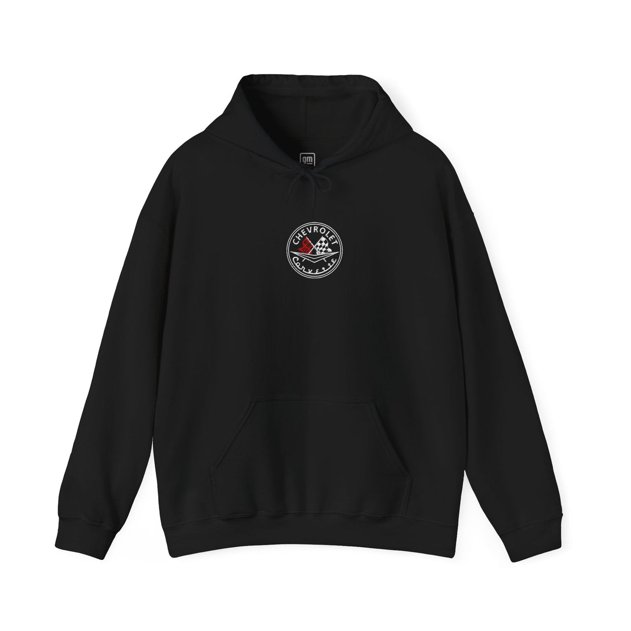 Corvette C1 Embroidered Logo Heavy Blend Hooded Sweatshirt