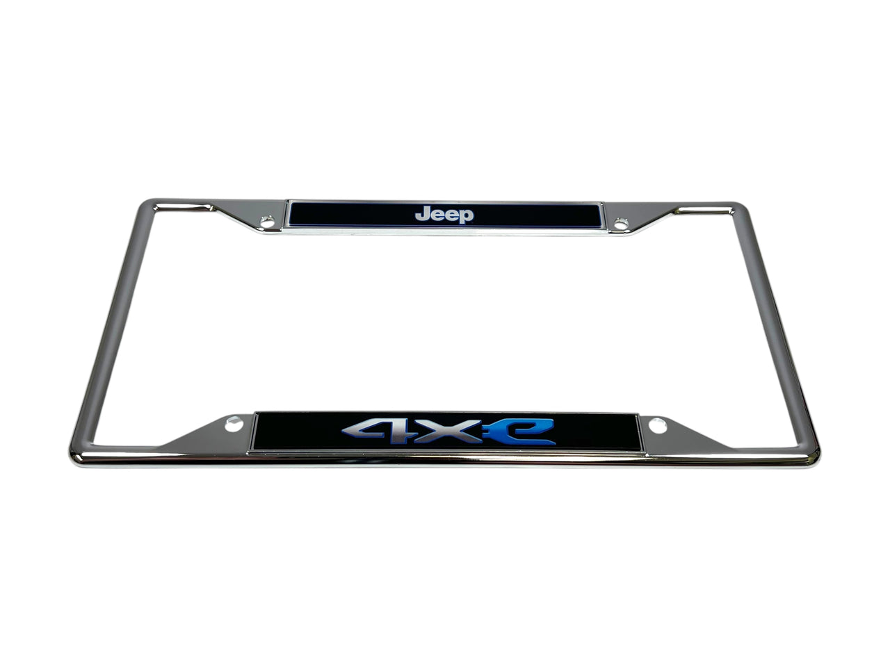 Jeep 4XE Chrome License Plate Frame