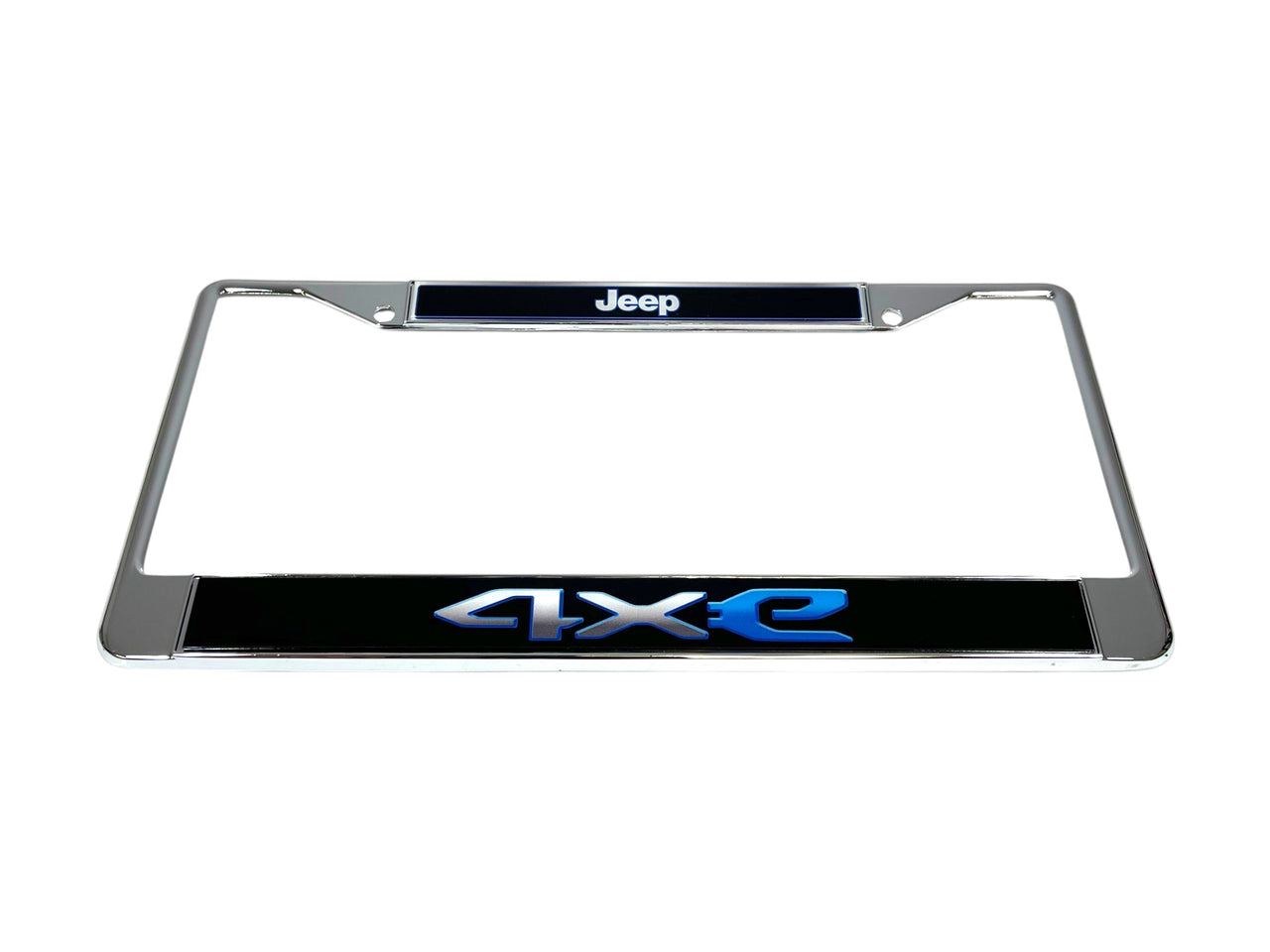 Jeep 4XE Chrome License Plate Frame