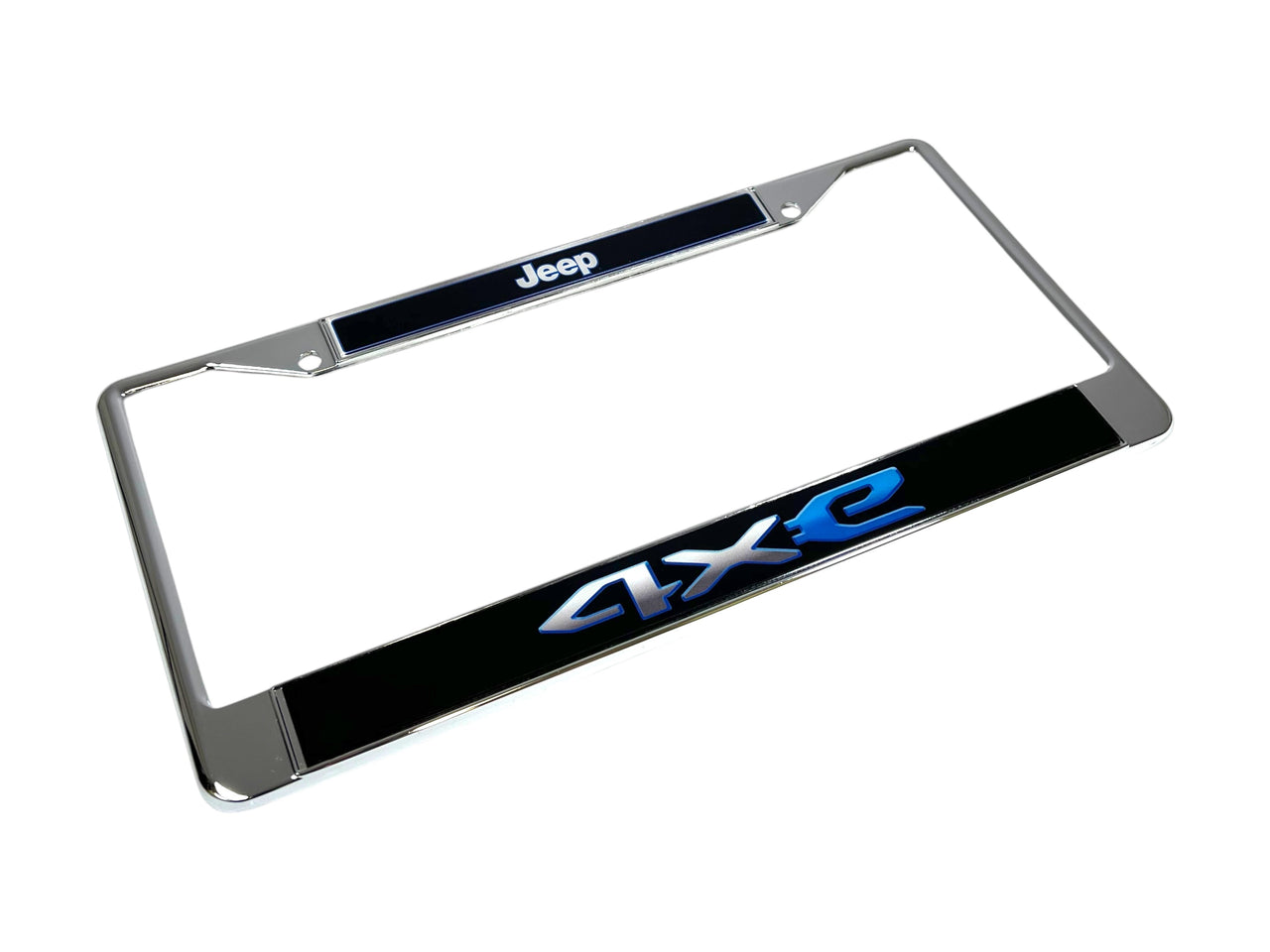 Jeep 4XE Chrome License Plate Frame