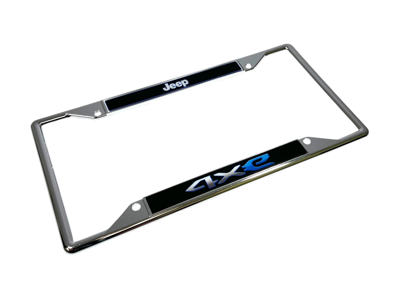 Jeep 4XE Chrome License Plate Frame