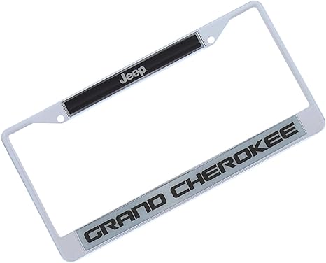 Jeep Grand Cherokee Chrome License Plate Frame