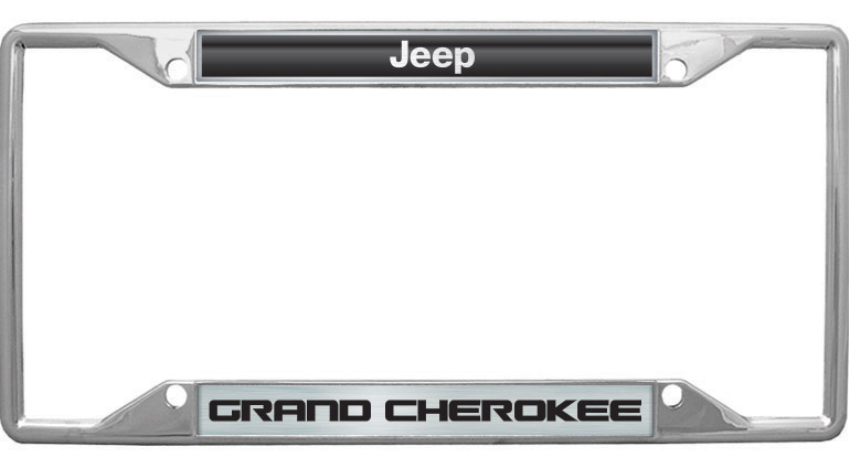Jeep Grand Cherokee Chrome License Plate Frame