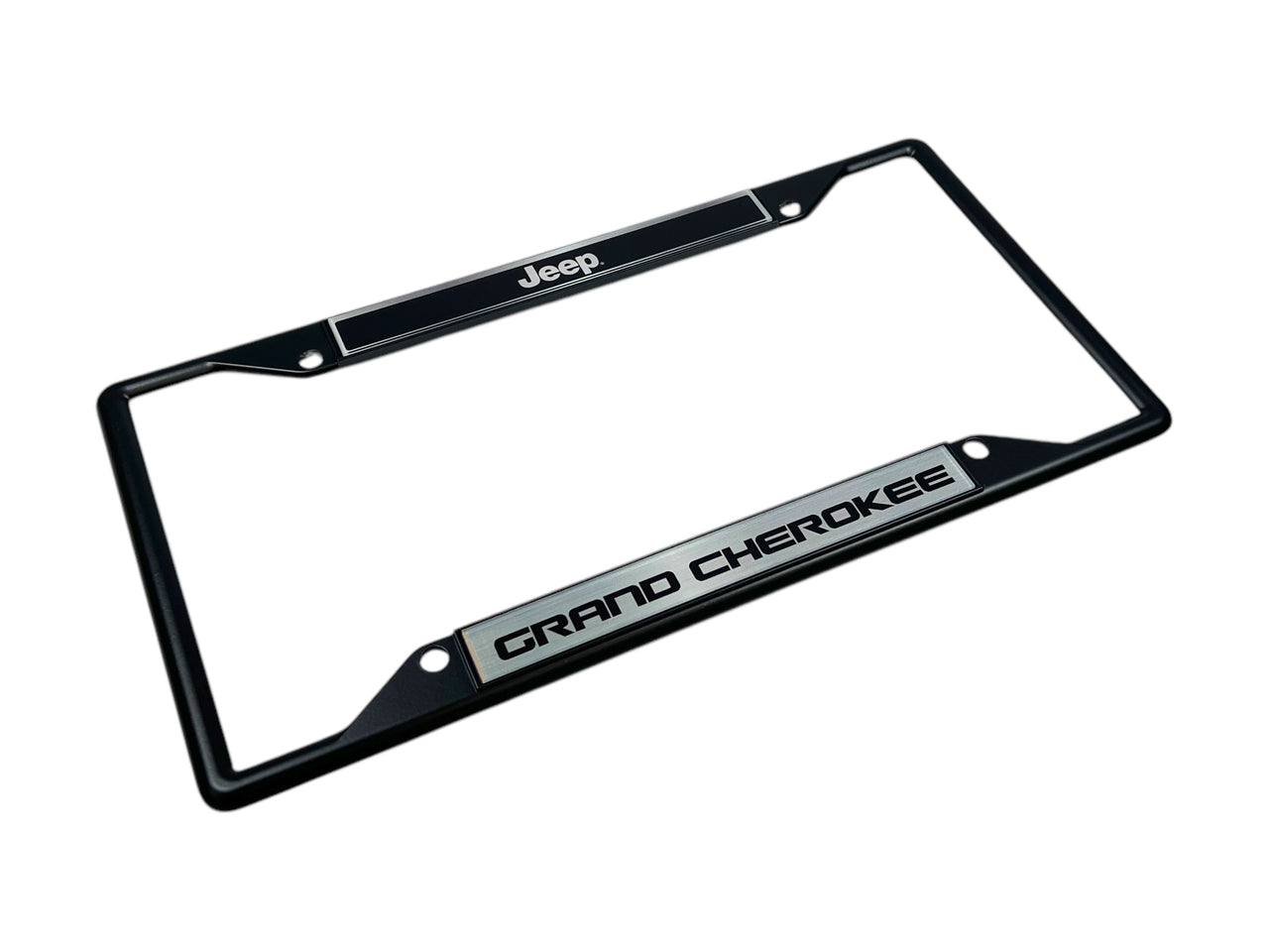 Jeep Grand Cherokee Black License Plate Frame