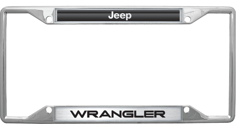 Jeep Wrangler Chrome License Plate Frame