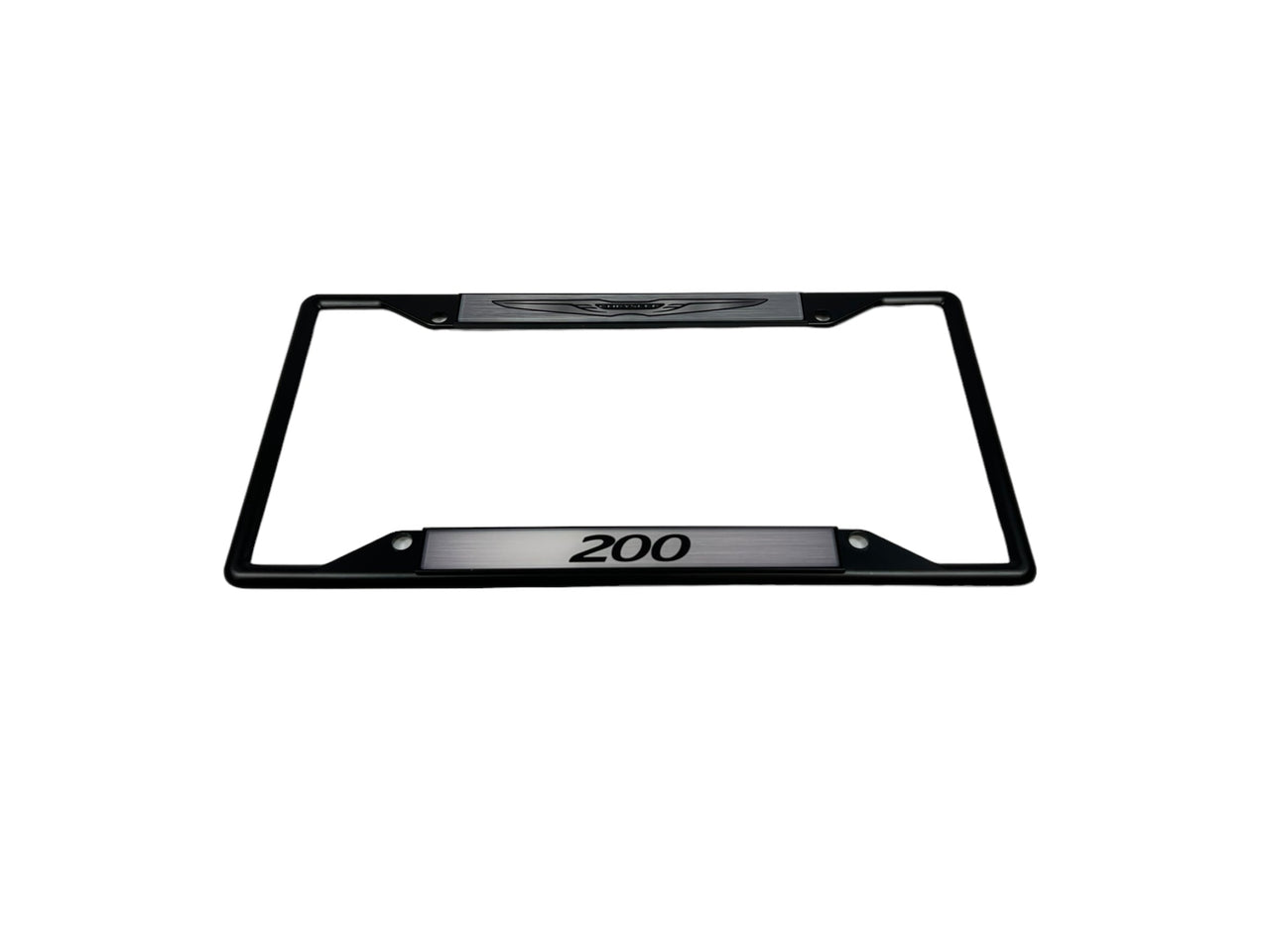 2009 Chrysler 200 Black License Plate Frame