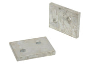 1956-1962 Corvette Door Hinge Nut Plates On Body - Does 1 Door - CA-68732-Corvette-Store-Online