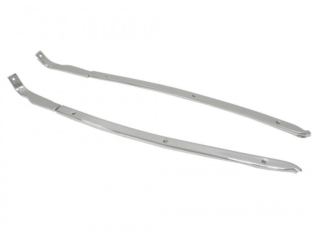 1970-1975 Corvette Chrome Plated Rear Quarter Panel Retainer Set - Convertible - CA-71280-Corvette-Store-Online