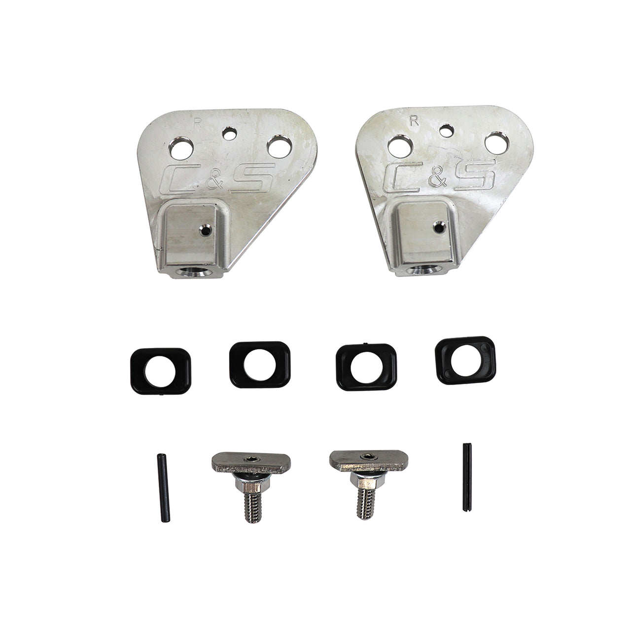 1997-2004 Corvette Dual Flange Seat Track Repair Kit, RH - CA-71291-Corvette-Store-Online