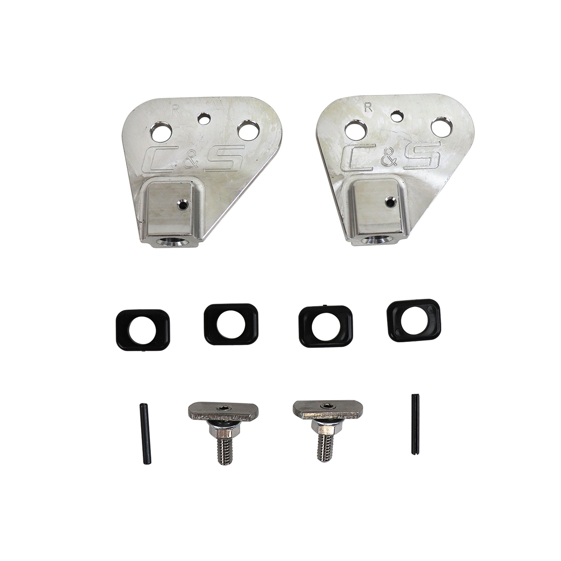 1997-2004 Corvette Dual Flange Seat Track Repair Kit, RH - CA-71291-Corvette-Store-Online