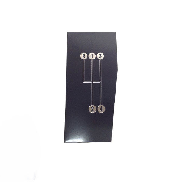 1977-1981 Corvette Aluminum Console Shift Pattern - 4-Speed - CA-71378-Corvette-Store-Online