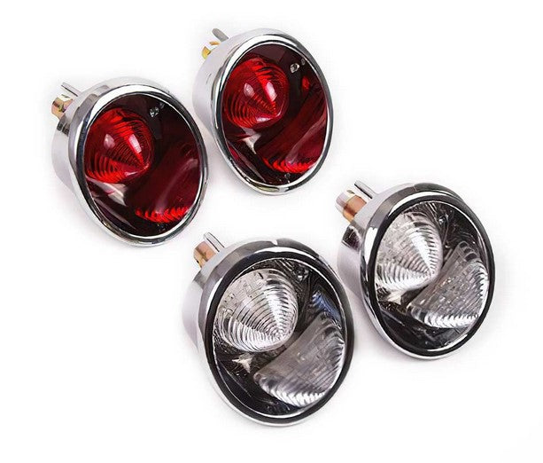 1963-1966 Corvette 4Pc LED Tail Light Set W/Backup Lights - CA-71421-Corvette-Store-Online