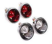 1963-1966 Corvette 4Pc LED Tail Light Set W/Backup Lights - CA-71421-Corvette-Store-Online