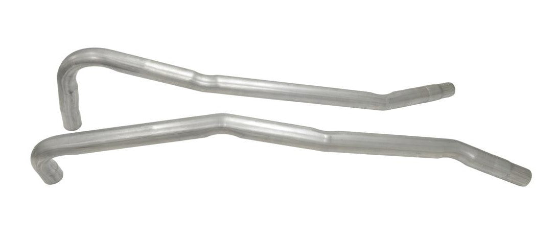 1956-1956 Corvette Front Exhaust Pipes - Manifold To Mid-Pipe W/2 Bolt Weld On Flanges - CA-71509-Corvette-Store-Online