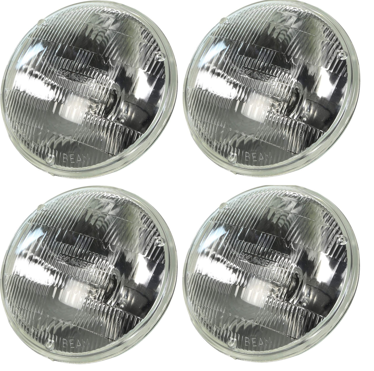1958-1982 Corvette Halogen Headlight Bulb Kit - Pair of High Beams & Pair of Low Beams - CA-71556-Corvette-Store-Online