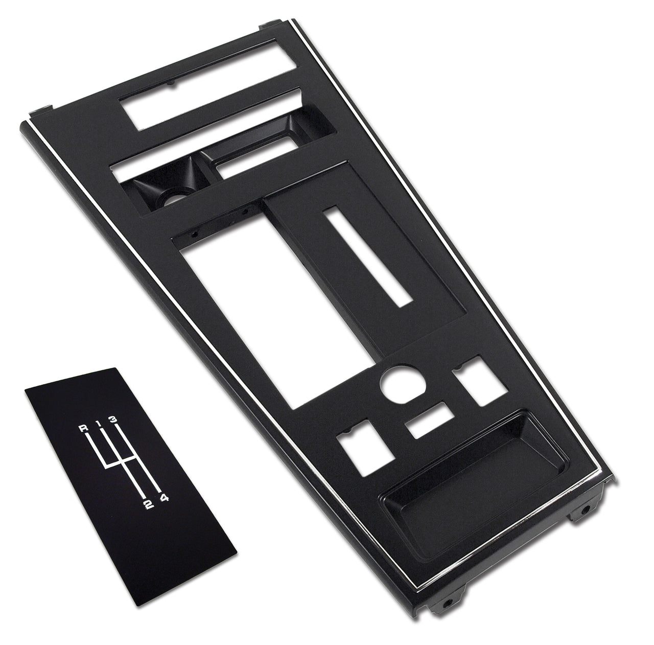 1981-1981 Corvette Manual Shifter Console Plate Kit W/Power Windows/Power Mirrors - CA-73070-Corvette-Store-Online