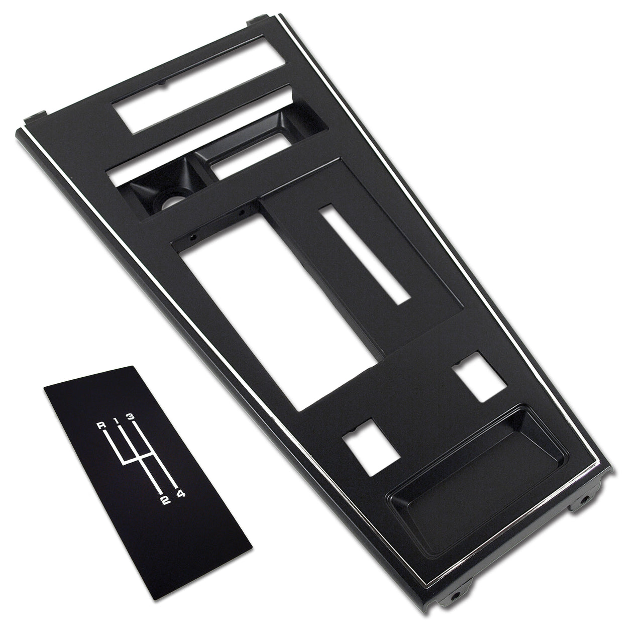 1977-1981 Corvette Manual Shifter Console Plate Kit W/Power Windows - CA-73071-Corvette-Store-Online
