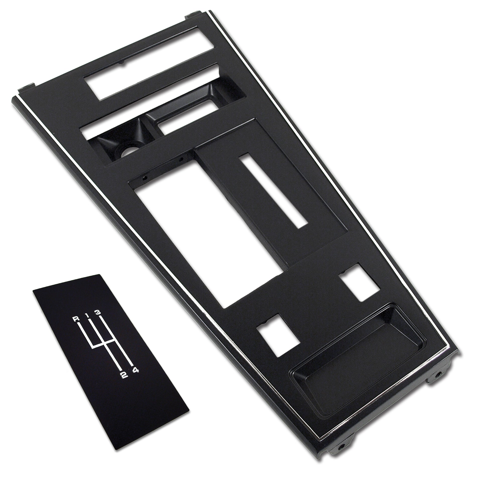 1977-1981 Corvette Manual Shifter Console Plate Kit W/Power Windows - CA-73071-Corvette-Store-Online