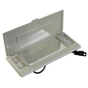 1978-1982 Corvette Sun Visor Vanity Mirror W/Mount Bushings - Oyster - CA-73129-Corvette-Store-Online