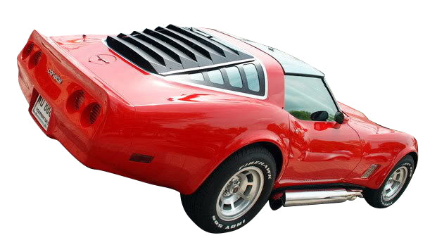 1978-1982 Corvette 3-PIECE ALUMINUM REAR/ABS SIDE WINDOW LOUVER KIT - FITS 1978-1982 - CA-73723-Corvette-Store-Online