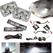 1984-1996 Corvette HID Fog & Headlight Conversion Kit - Diamond Cut/Bluish Tint 8000K - CA-74738-Corvette-Store-Online