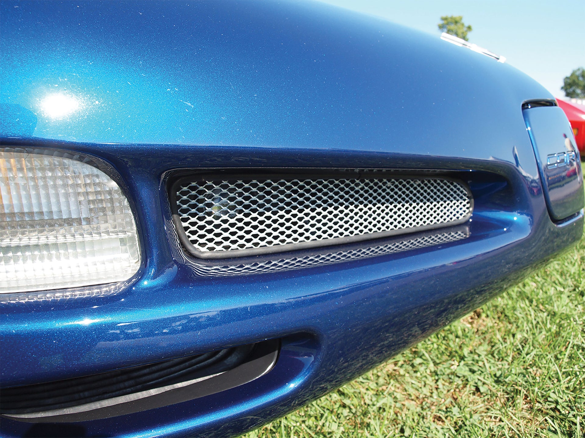 1997-2004 Corvette Fog Light Screens - Aluminum - CA-75251-Corvette-Store-Online