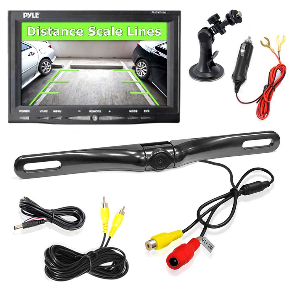 1953-2023 Corvette Backup Camera & Monitor Kit w/7 Inch Display - Waterproof - Night Vision - CA-75398-Corvette-Store-Online