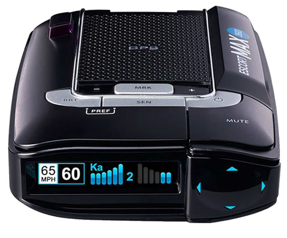1953-2023 Corvette Escort MAX360 360-Degree Laser/Radar Detector - Black - CA-75400-Corvette-Store-Online