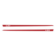 1997-2004 Corvette Hood Stripe Decals - Gloss Red - LS1 Script - CA-75624-Corvette-Store-Online