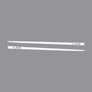 1997-2004 Corvette Hood Stripe Decals - Gloss White - LS6 Script - CA-75626-Corvette-Store-Online